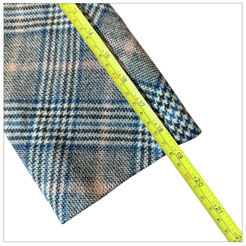 Armani Collezioni - Plaid Virgin Wool Cashmere Blend Jacket Blazer - Size 4 -EUC - Picture 10 of 15